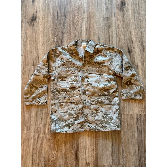 Children’s Military Brown Desert Digi Camo Camouflage Top Size 8 - Picture 1 of 3